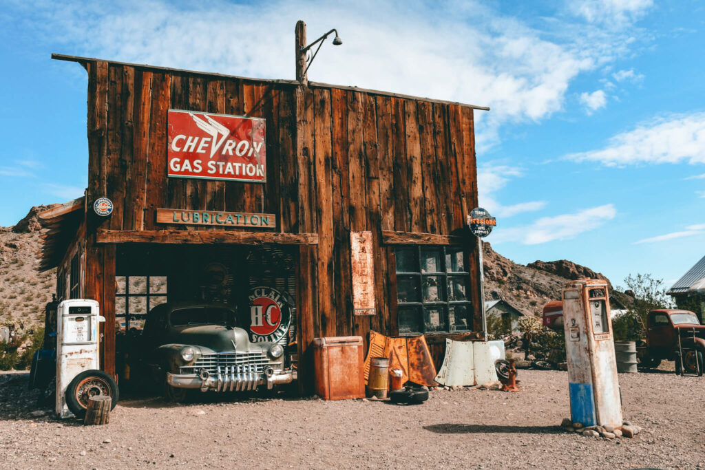 Nelson Ghost Town is a miming ghost town and is a popular tourist attraction near Las Vegas. 