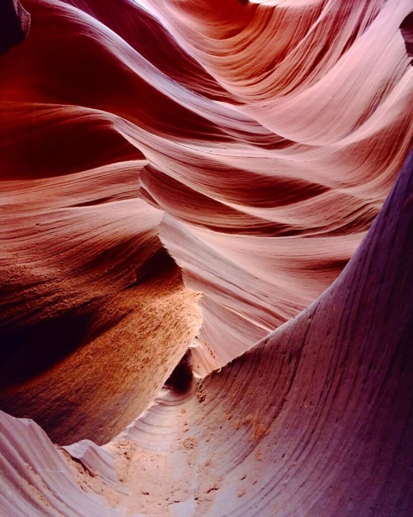Many travelers take a guided trip from Las Vegas to see Lower Antelope Canyon in Page, Arizona. 
