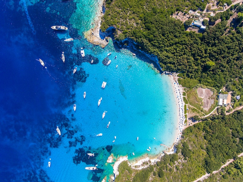 Paxos is one of the best day trips from Corfu that can be visited by a boat tour