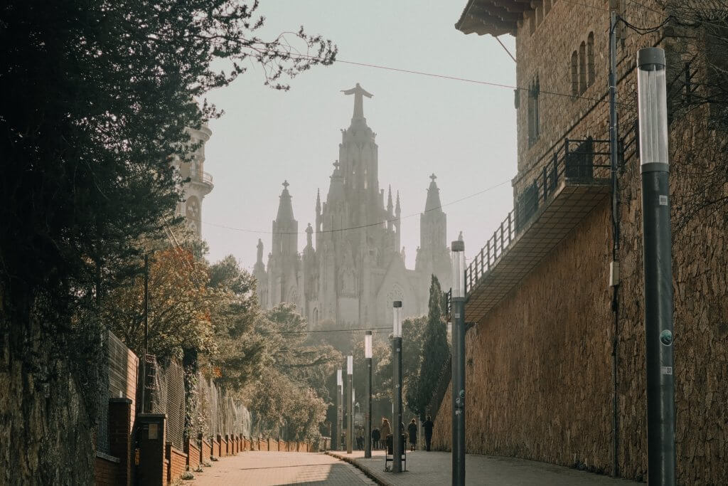 Visiting Tibidabo in Barcelona