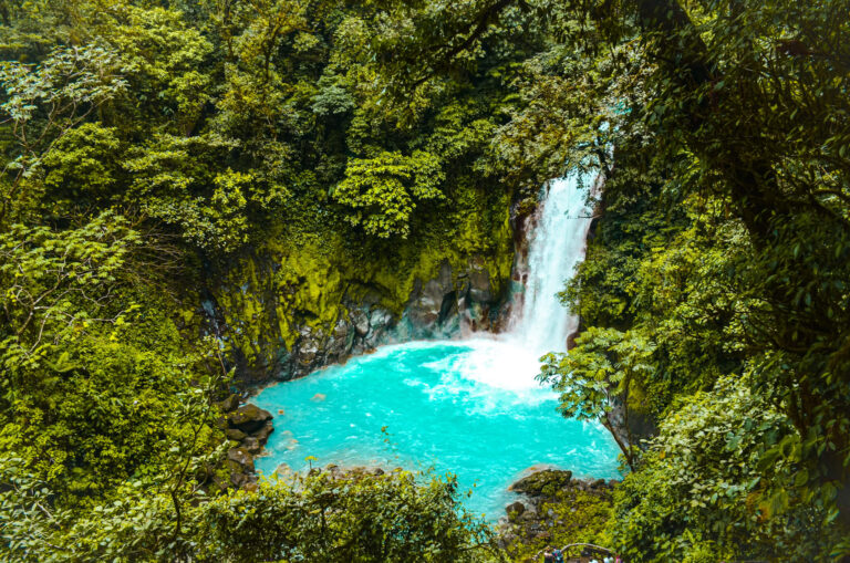 Rio Celeste is one of the most popular stops in Costa Rica