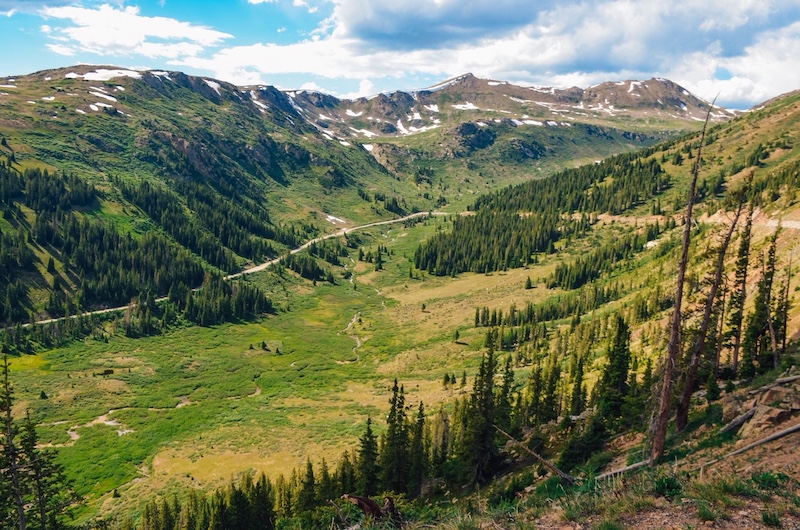 Independence Pass is popular stop on a classic Colorado road trip itinerary that connects Aspen and Leadville.