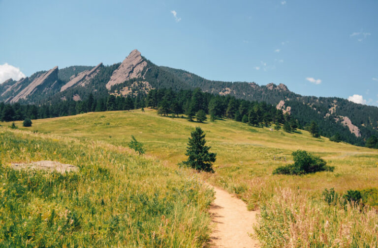 Boulder is one of the best places to visit in Colorado because of its natural scenery and great restaurants 
