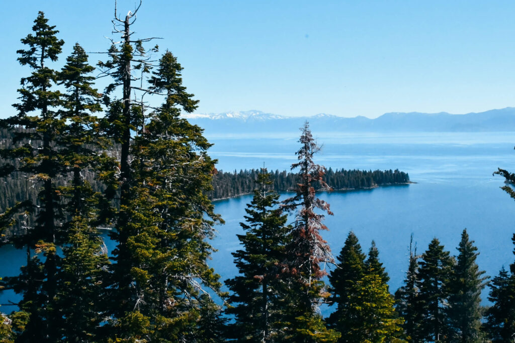 South Lake Tahoe is one of the best day trips from San Francisco if you like hiking and camping.