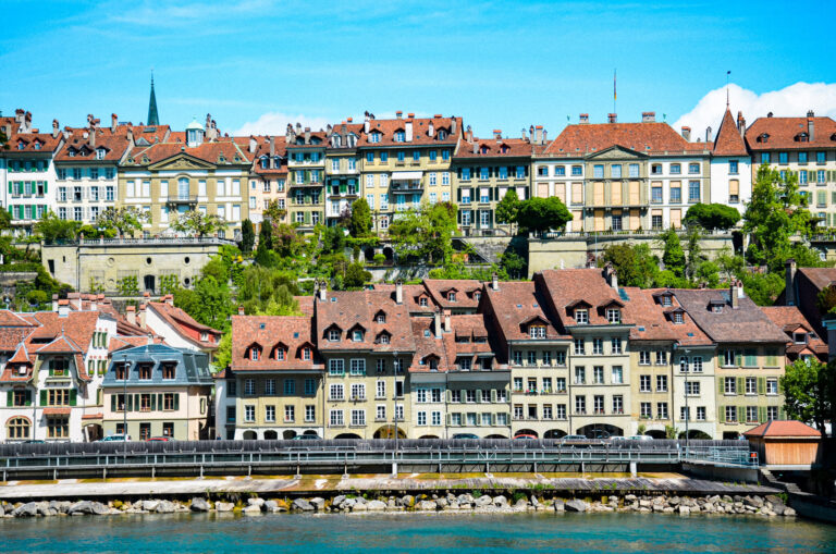 Swimming in the Aare River is on of the best things to do in Bern in summer.