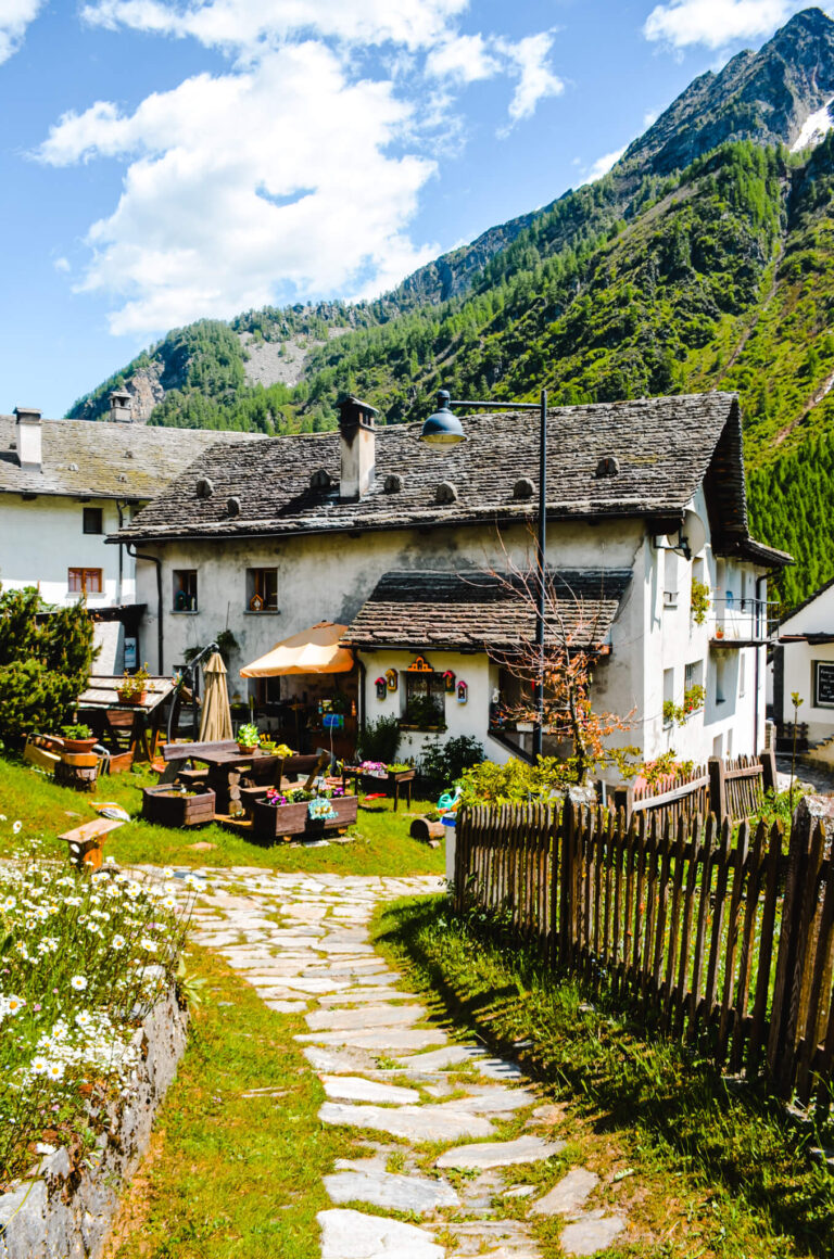 Bosco Gurin is the only German-speaking village in the Italian canton of Ticino.