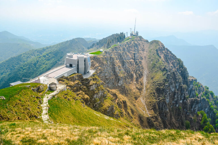 Monte Generoso is one of the best hikes in Ticino, Switzerland. 