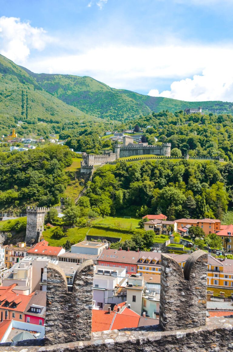 Ticino, the Italian speaking Canton of Switzerland boasts a trio of Bellinzona castles that are listed as a UNESCO World Heritage Site. 