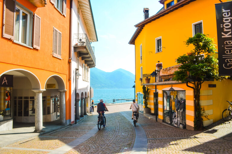 Visiting Ascona is one of the best things to do in Ticino Switzerland if you are looking to enjoy the Mediterranean flair and visit the nearby Valley Maggia. 