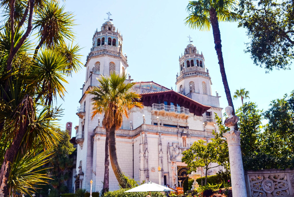 Hearst Castle is one of the most popular landmarks in Central California located near the entrance to Big Sur. 