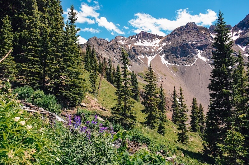 Blue Lakes Colorado is one of the best places to visit near Telluride
