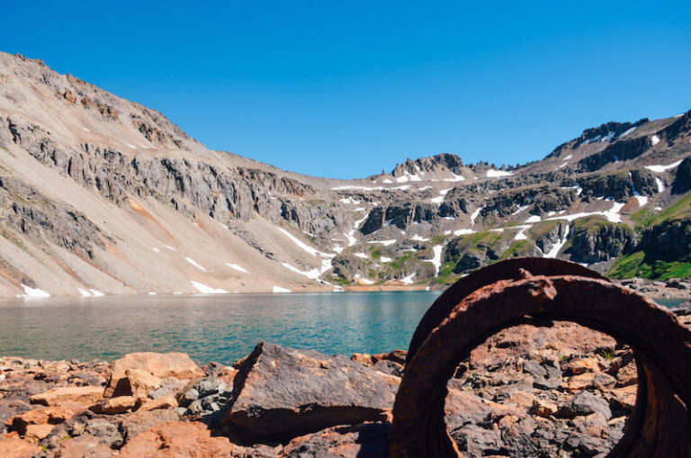 Blue Lake is one of the most popular hikes in Telluride, Colorado. 