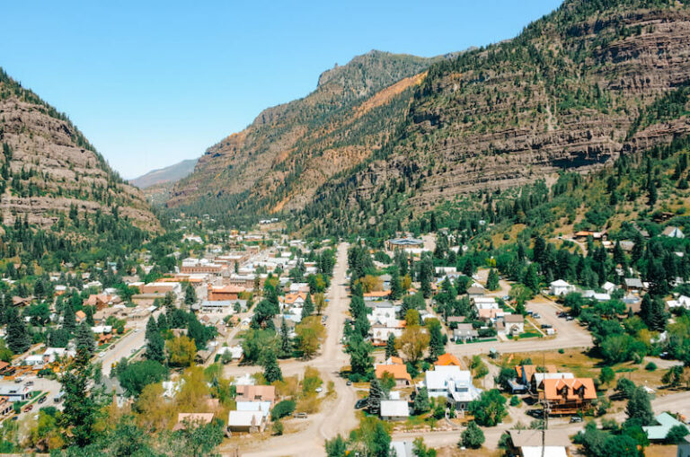 Ouray is a small mountain town that's a perfect stop for your Colorado road trip. 
