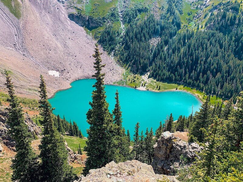 Blue Lakes is one of the best hikes in Southwest Colorado