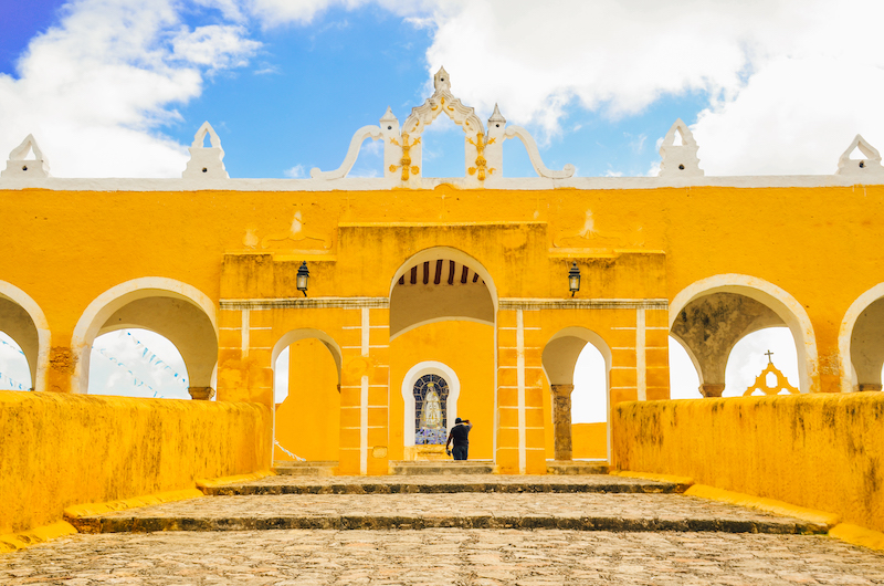 Exploring the architecture is one of the best things to do in Izamal, Mexico