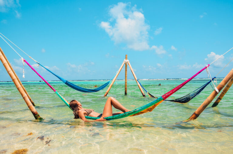 Mahahual beaches are some of the best in Mexico thanks to crystal clear waters and white sand. 