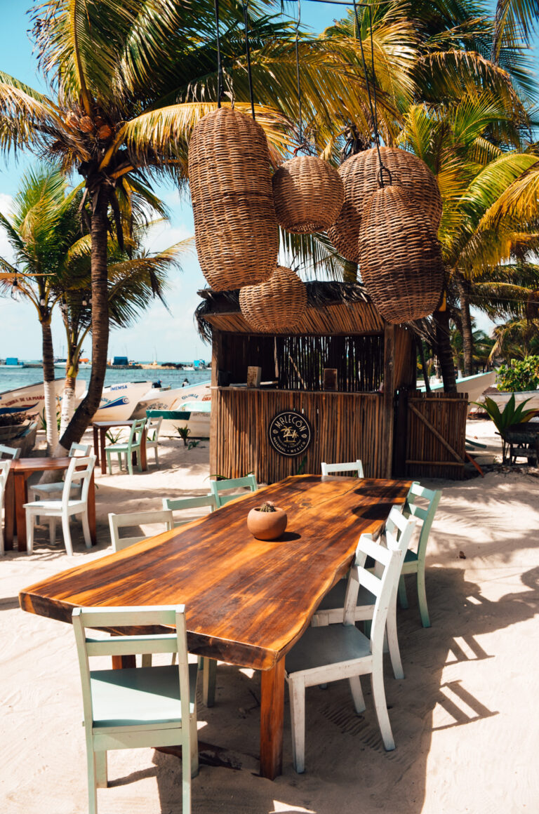 Yaya beach Club is one of the best restaurants in Mahahual Mexico