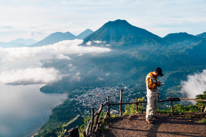 Hiking Rostro Maya is one of the best things to do in Lake Atitlan