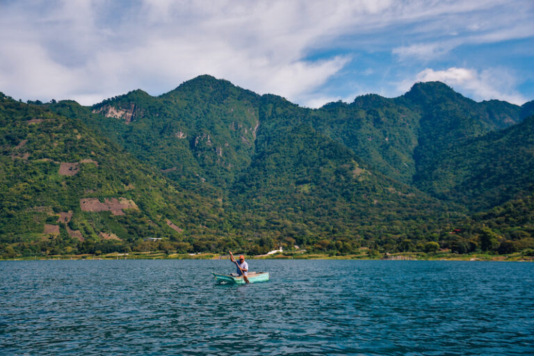 Kayaking is one of the best things to do in Lake Atitlan