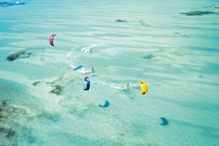 Kite surfing is one of the best things to do in Mexico for adventure lovers