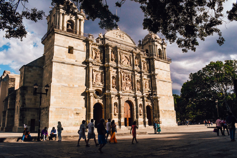 Zocalo is one of the best places to visit in Oaxaca Mexico