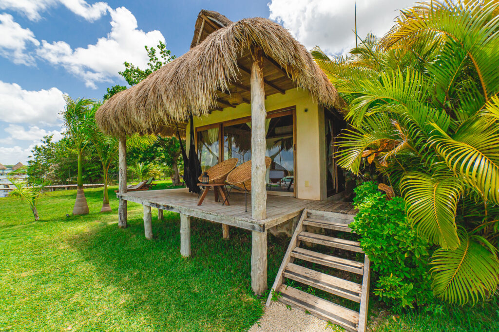 Casa Eek Balam is one of the most popular new hotels on Bacalr lagoon