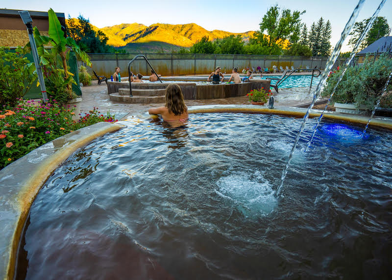 Hidden hot springs in Colorado