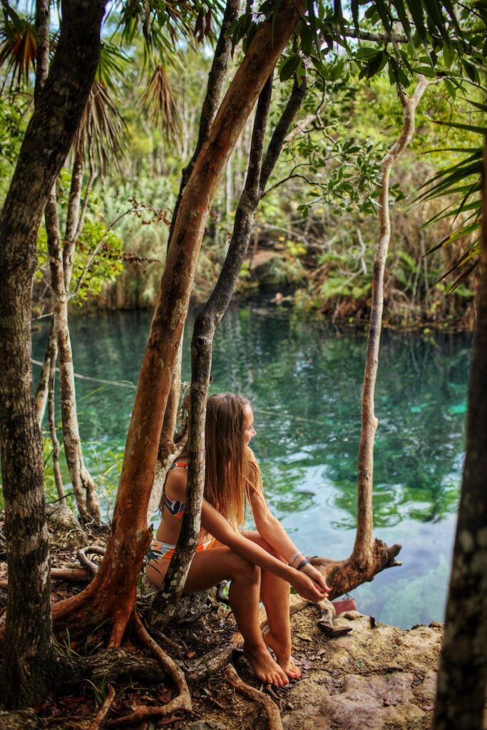 Cenote Escondido is one of the best cenotes near Tulum