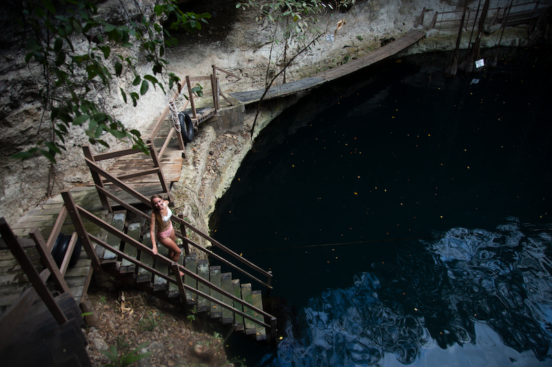 Cenote Xcanche is one of the best cenotes near Tulum that can be visited on a day trip.