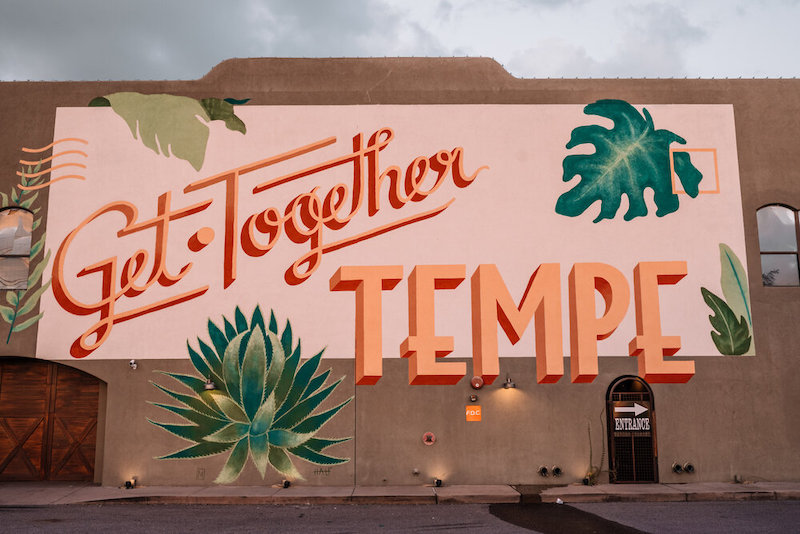 Exploring downtown Tempe is one of the best things to do in Phoenix when it's hot. 