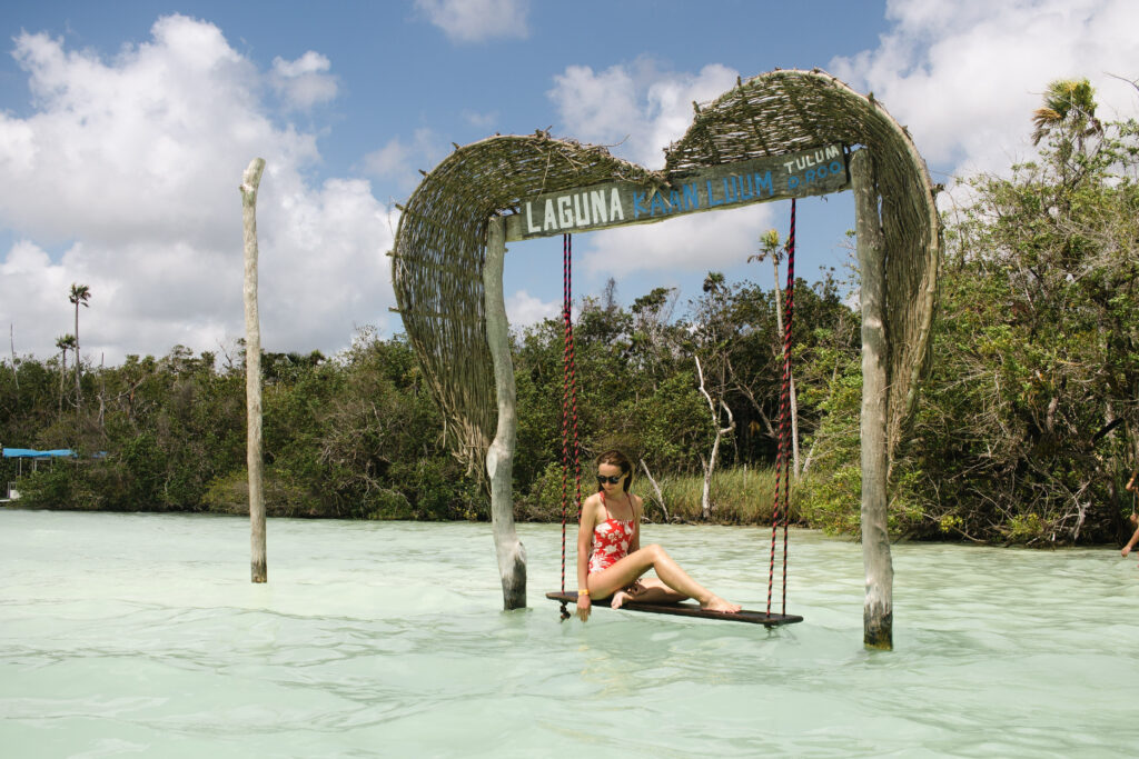 Laguna Ka'an is one of the best mini day trips from Tulum where you can relax and enjoy the nature.