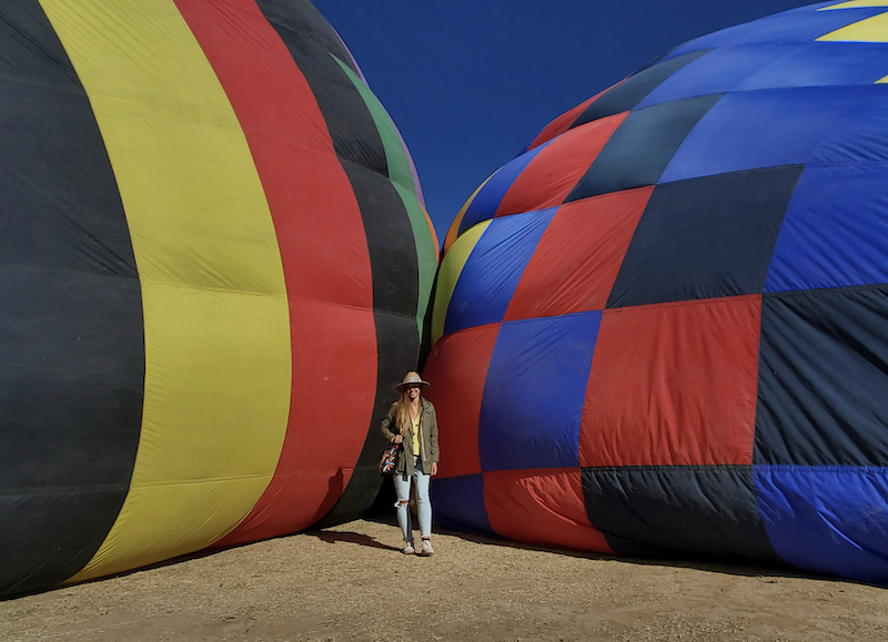 Taking a hot air balloon ride is one of the best things to do in Mexico City. 