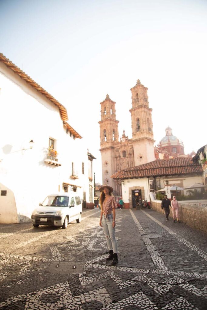 Visiting the baroque church of Santa Prisca is one of the best things to do in Taxco Guerrero