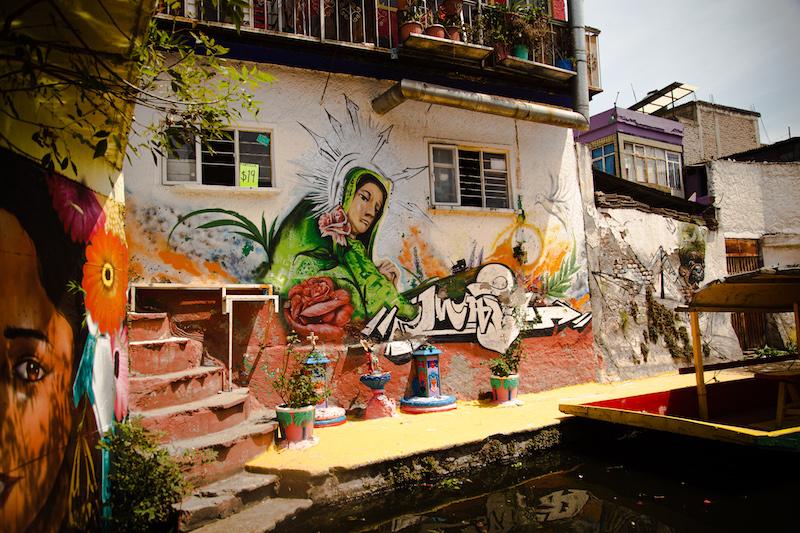 Xochimilco Mexico City is one of the best day trips from the historic center if you don't want to be on the road for a couple of hours. 