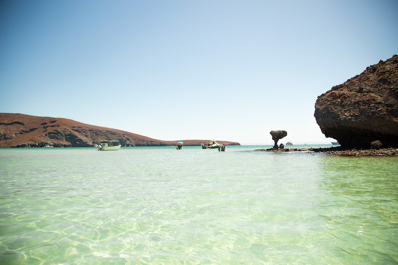 Located just outside of La Paz, Balandra beach is one of the most beautiful places to visit in Baja California.