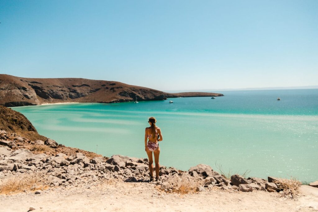 Balandra Beach is one of the most beautiful places in Baja California and you can visit it after renting a car in Cabo.