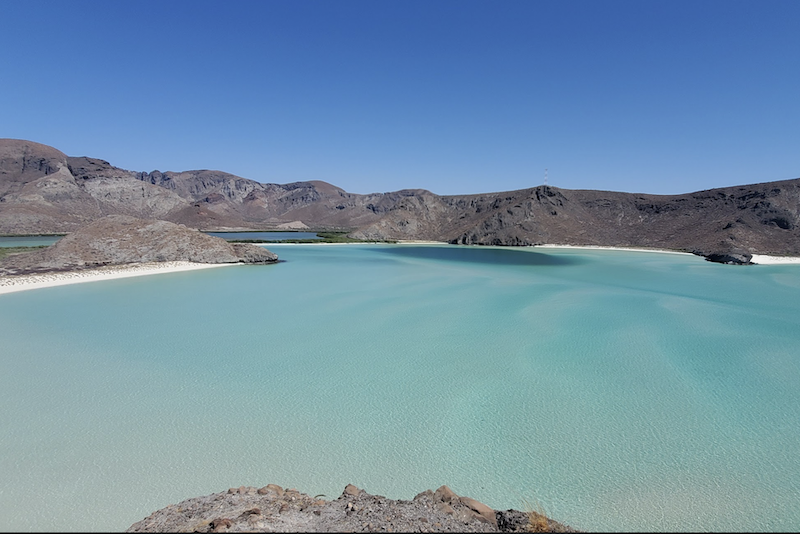 Balandra Beach La Paz is one of the most beautiful beaches in Mexico located in Baja California 
