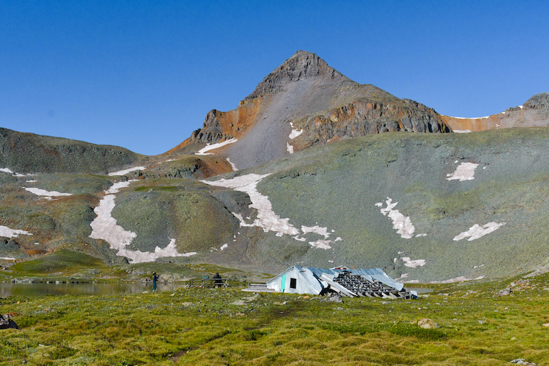 Full Lake is one of the highlights of the Ice Lakes Hike in Colorado