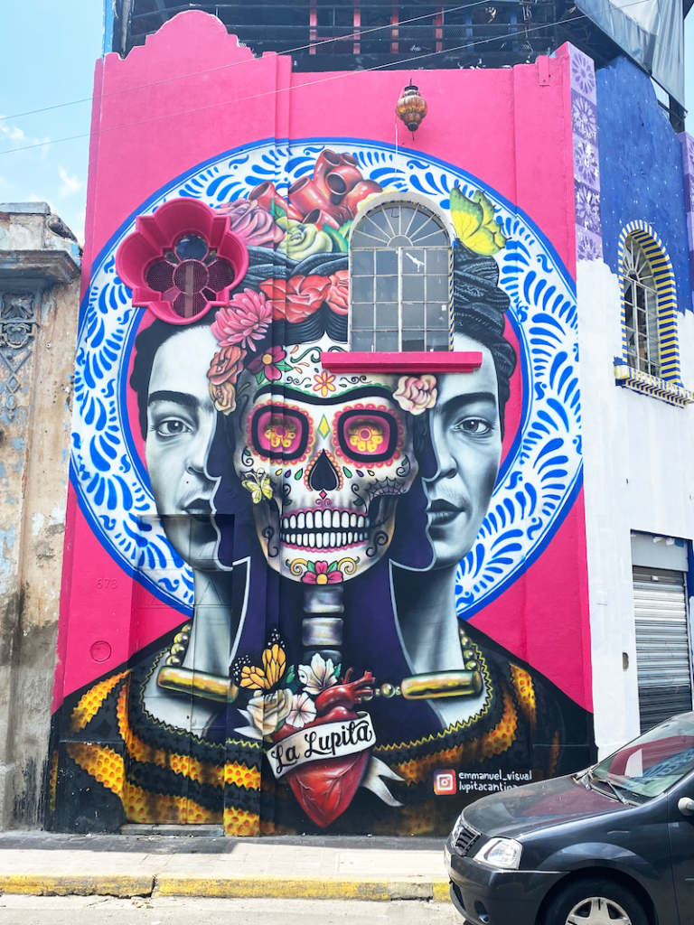 Exploring local street art is one of the best free things to do in Guadalajara