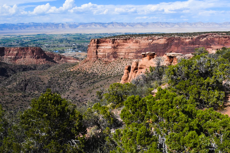 Grand Junction is one of the best places to visit in Colorado in October if you like camping and hiking.