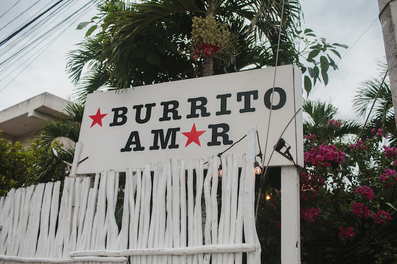 Burrito Amor is one of the best Mexican restaurants in Tulum Centro. 