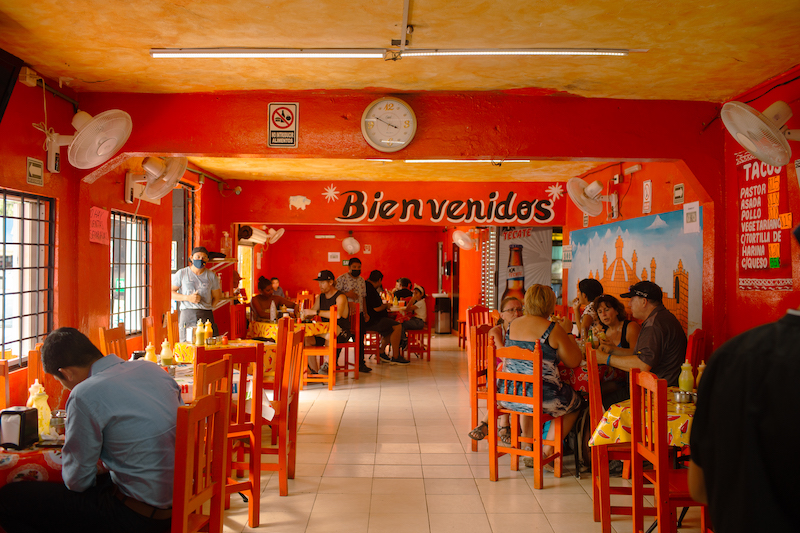 Antojitos La Chiapaneca is one of the best restaurants in Tulum Centro where you can try Mexican food 
