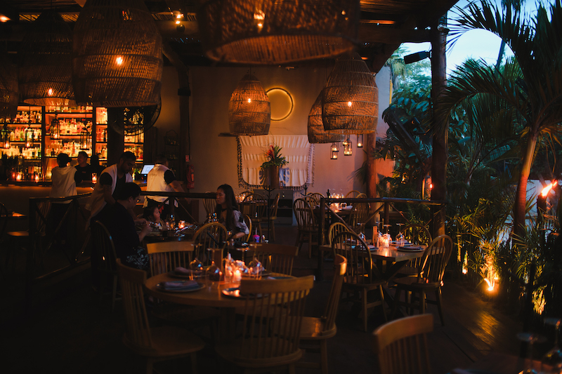 Rosa Negra is one of the most popular restaurants in Tulum Hotel Zone