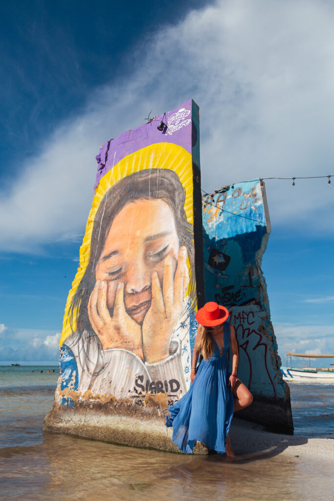Exploring local art is one of the best things to do on Holbox Island, Mexico