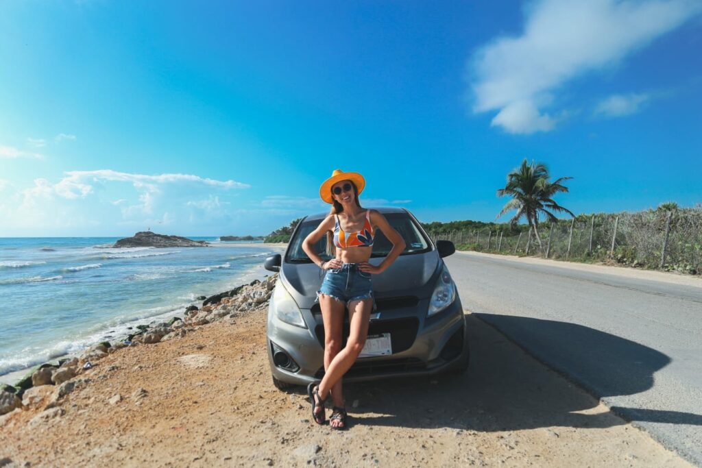 Renting a car in Tulum will allow you to explore cenotes, Mayan ruins and other hidden gems that other tourists don't get to see.