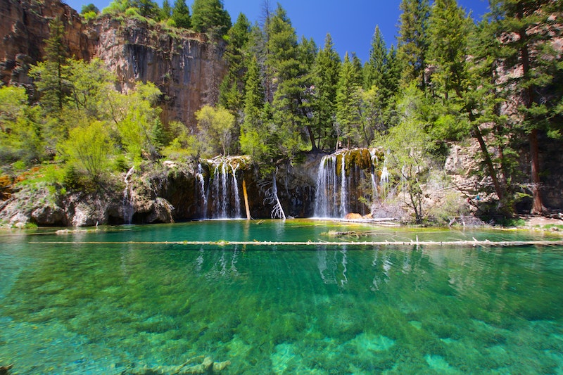 Hanging Lake is one of the most beautiful lakes in Colorado located just outside of Glenwood Springs