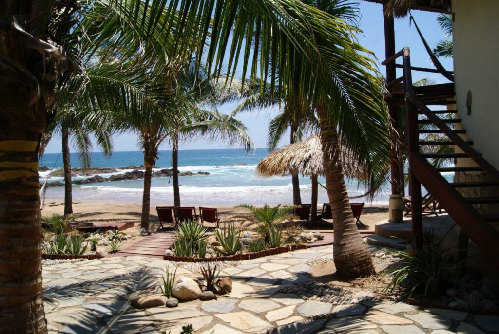San Agustinillo is one of the most popular beach towns in Oaxaca that's located near Mazunte 