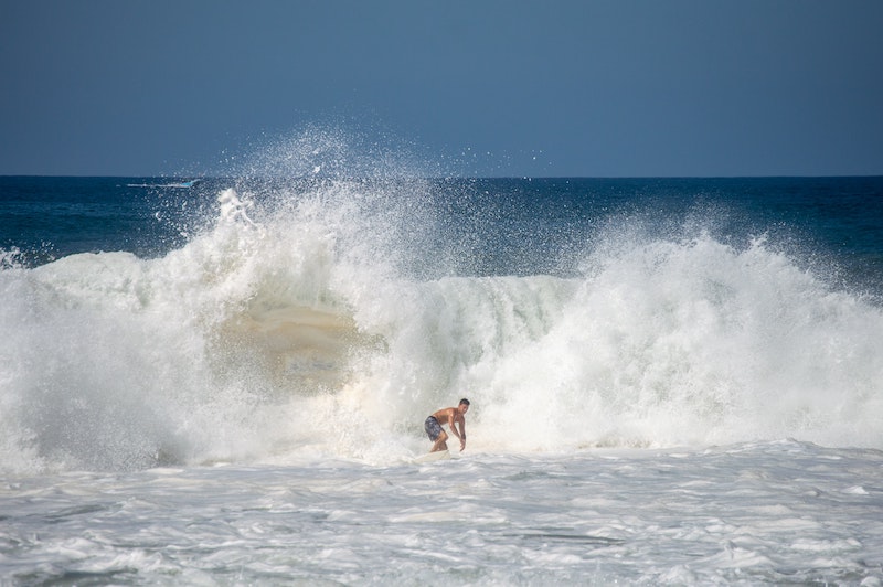 Zicatela is one of the best surfing spots in Oaxaca for experienced surfers