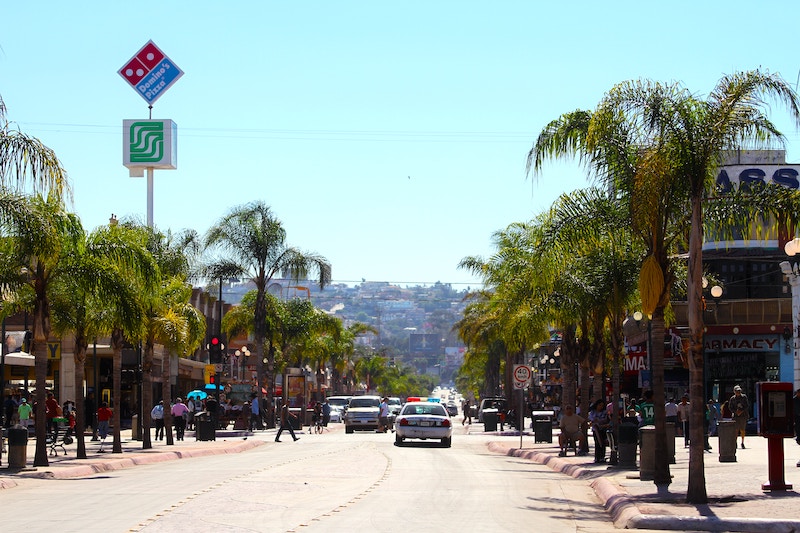 Tijuana is a popular city to visit in Baja California that borders with the United States