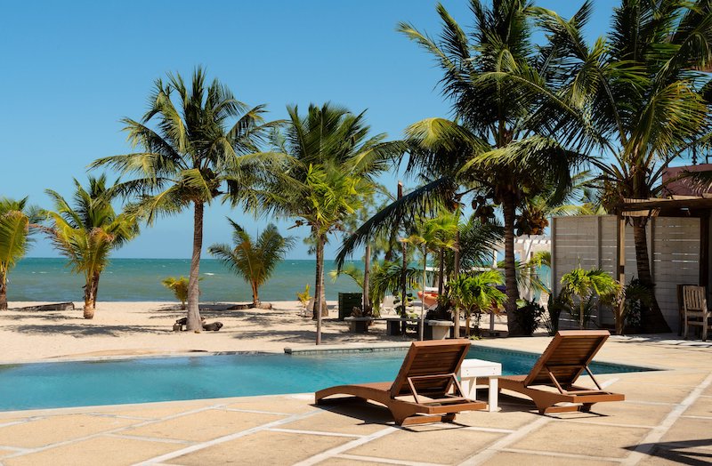 Sandy Feet Beach rentals is one of the most popular hotels in Placencia Belize that boasts beachfront views.